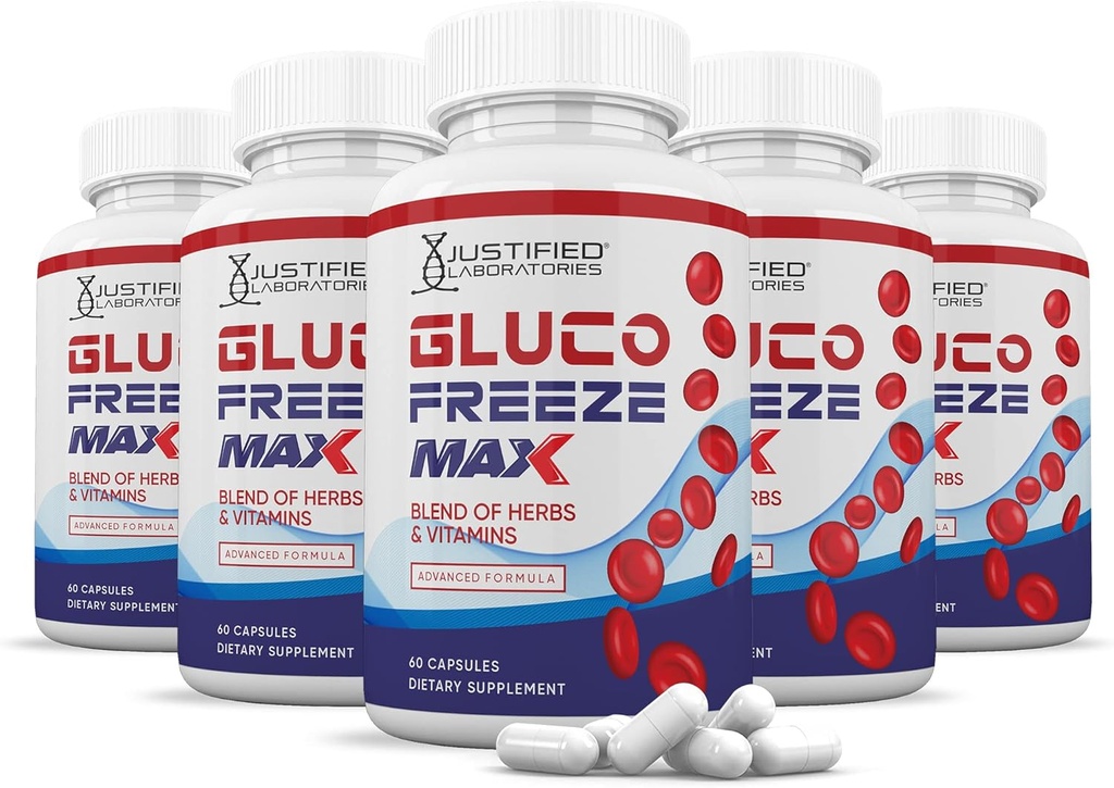 (5 συσκευασία) Γλυκοψυκτικό Max Advanced Formula 1295MG 300 Καψάκια