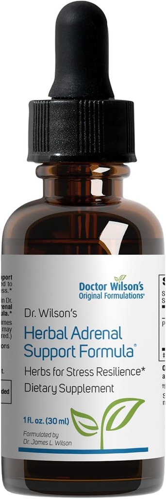 Dr Wilson'un Herbal Adrenal Destek Formula, Günlük kullanım için herbs, Uyku ve Enerji Desteği 1 Sıvı oz