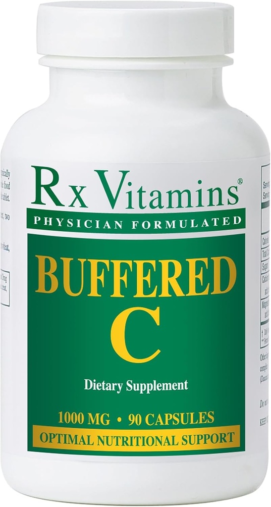 RX Vitaminleri - Buffered C 500 mg 90 caps [Sağlık ve Güzellik]