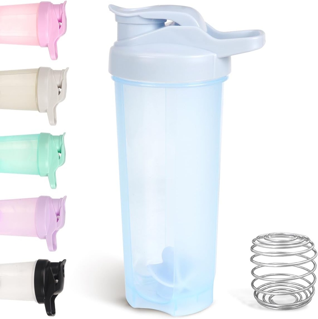 D.Y.A 24oz Shaker Şişe,Leakpre Sports Shaker Cups for Protein Shakes,Shaker Şişe Pre Workout and Travel To Go,BPA Free & Easy Clean Protein Shaker Şişe, Blue