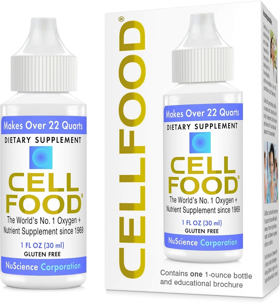 Hücreli Oksijen Boost - 1 fl oz, 2 Pack - Sıvı Oksijen Tamam - Gluten Free, Cert. Kosher