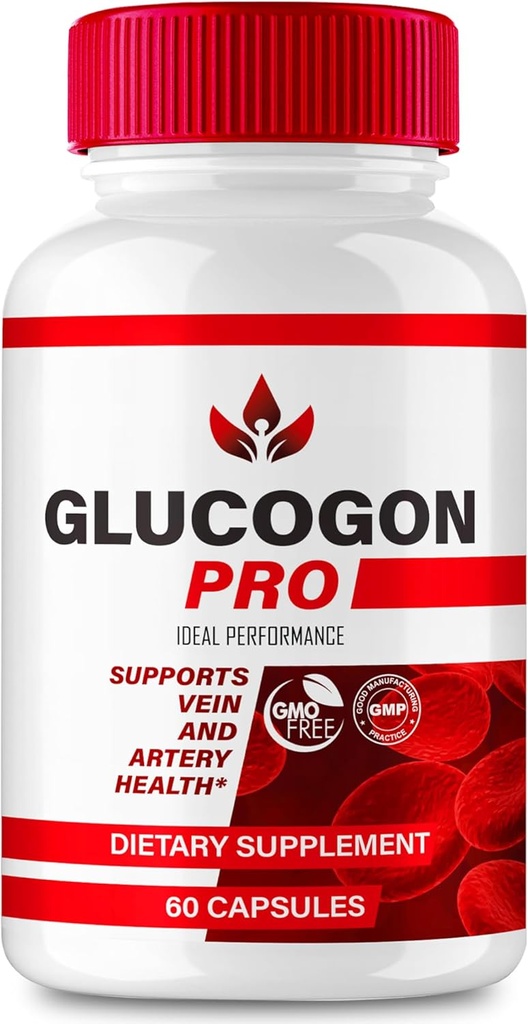 Glucogon Pro Capsules, Glucogon Support Supplement Pills - maksimum Kuvvet, Glucogon Pro Health and Wellness Capsules, GlucogonPro All Natural Formula, GlucogonPro Capsules (60 Capsules)