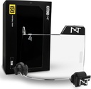 Nxtrnd VZR3 Futbol Visor, Curved Lens Teknolojisi, Fits Adult & Youth Football Helmets