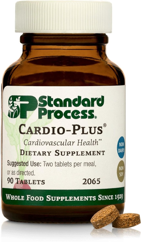 Standart Süreç Cardio-Plus - Antioksi Destek - Kalp Sağlığı, S6, Niacin & Riboflavin - Enerji Metabolism Supplement - 90 Tablet