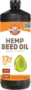 Manitoba Harvest Hemp Seed Oil, Cold Pressed, Premium Quality, 12g of Omegas 3 & 6 Per Service, Hydrate & Nourish Skin - Non GMO, Vegan, Gluten Free, Great for Cooking, salata Elbiseleri, 32 Fl Oz