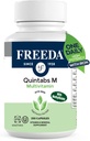 FREEDA Multivitamin One Daily – Quintabs-M with Iron – Kosher Multi Vitamins for Women Health - Multivitamins for Women & Iron-Deficient Men Adult Vitamins Multivitamin (250)