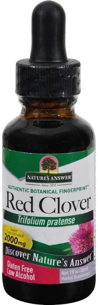 Nature's Answer Red Clover Flowering Tops, 1-Fluid Ounces | Natural Mood Support | Hormon Balance for Women | Menopausal Support