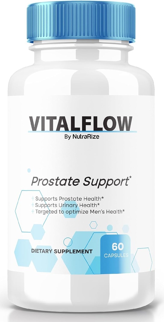 VitalFlow Κάψουλες, VitalFlow Advanced Prostate Υποστήριξη Φόρμουλα, Επίσημη All-Φυσική Φόρμουλα για να επανακτήσει τον έλεγχο, Max Χάπια Δύναμης για να υποστηρίξει τη συνολική υγεία, Vital Flow Κριτικές (60 κάψουλες)