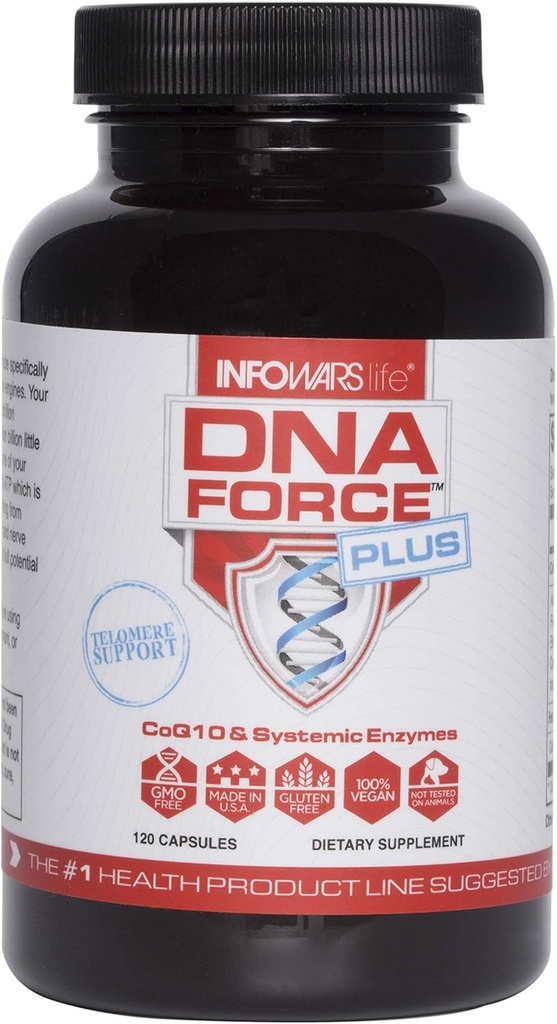 Infowars Life DNA Force Plus (120 Capsules) – Enerji CoQ10 & BioPQQQQQQQQQQQ