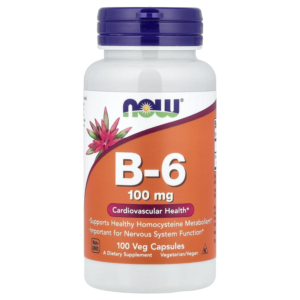 Şimdi Gıdalar B-6 100 mg 100 Capsules