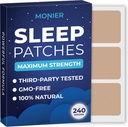Yetişkinler için Uyku Patchs | Easy-to-Apply Sleep Patch with Melatonin & Valerian | Relax & Wake Up Yenilendi | Long-Lasting Night Comfort for Men & Women | 240 Patches