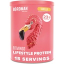 BIRDMAN Fitmingo Vegan Protein Toz Inositol, Collagen ATMs, Hyaluronik asit ve Vitaminler | Low Carb, Dairy Free, Low Calorie | 23g Plant Based Blueberry Protein Toz with Myo-Inositol