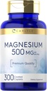 Carlyle 500 mg | 300 Kaplamalı Caplets | Vegetarian, Non-GMO ve Gluten Free Supplement Supplement