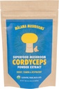 Cordyceps, Malama tarafından Toz, Organik Meyveleme Body Cordyceps Mushroom Toz, Superfood Adaptogen, Supports Energy, Endurance & Mood, 100 Hizmet
