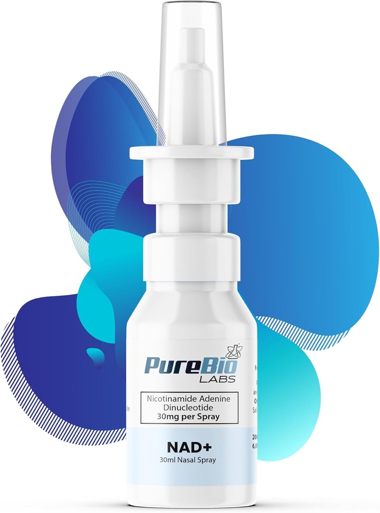 NAD+ Nasal Mix - 30mg per Spray, 30 ml Total, 200 Spreys - Hücre Enerji & Metabolism (1 Şişe)