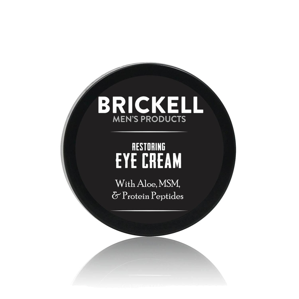 Tuell Men's Restoring Under Eye Cream for Men, Natural and Organic Anti Aging Eye Balm Puffiness, Wrinkles, Dark Circles, Crows Feet and Under Eye Bag, 0,5 Ounce, Unscented