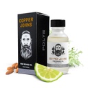 Copper Johns Premium Ayıd Oil for Men - Natural Formula with Jojoba & Castor Oil - hafif Non-Grque Beard Moisturizer - Softens, Hydrates & Tames Frizz - Polys-Bergamot & Cherry Almond 1 ozz