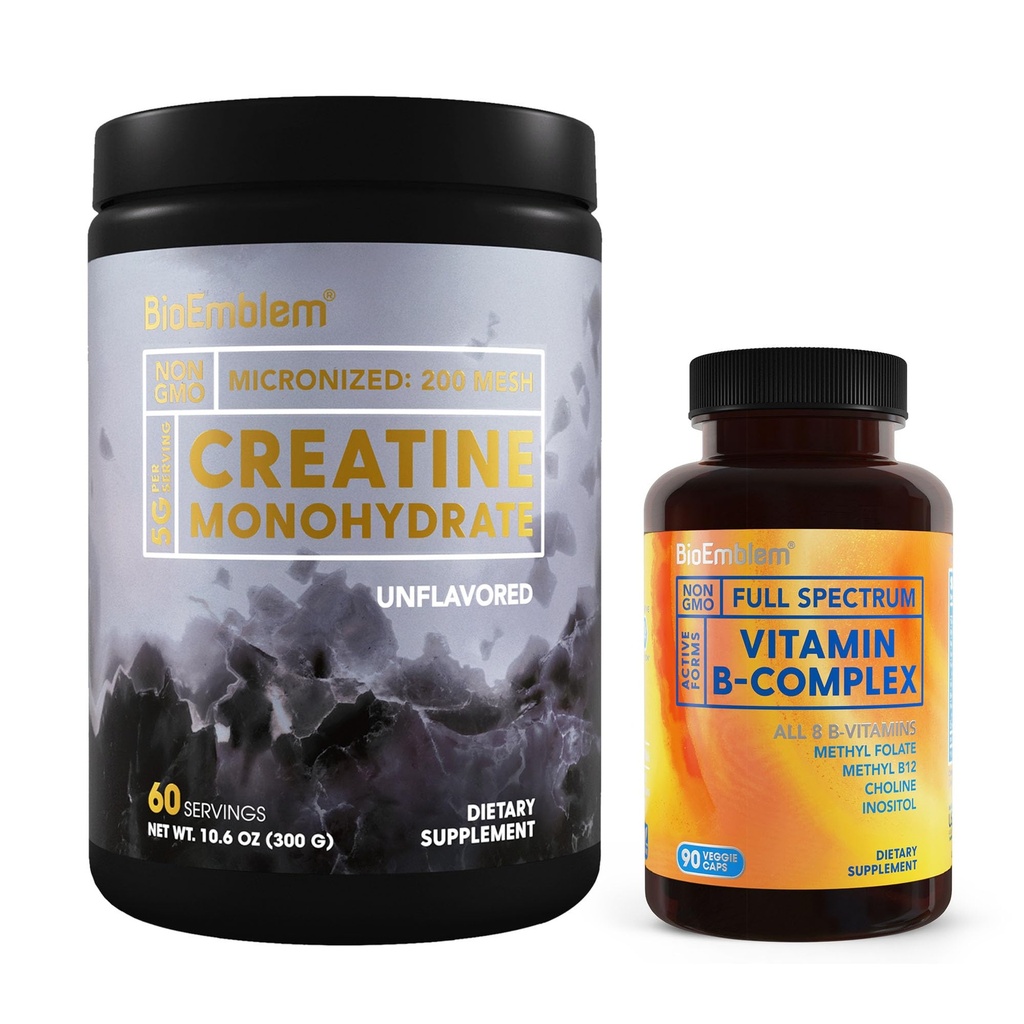 BioEmblem Vitamin B-Complex ve Monohidrat Toz