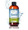 Colloidal Gold Liquid Organic Supplement by Nutrinoche - 100% Pure Nano Gold Mineral - Ruh Clarity, Focus & Relaxation - 8 oz Şişe - Vegan, Gluten-Free - Kristalline - 30 ppm
