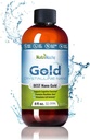 Colloidal Gold Liquid Organic Supplement by Nutrinoche - 100% Pure Nano Gold Mineral - Ruh Clarity, Focus & Relaxation - 8 oz Şişe - Vegan, Gluten-Free - Kristalline - 30 ppm