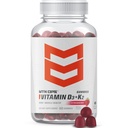 MTN OPS Βιταμίνης D3 K2 Gummies, 5000 IU Βιταμίνης D3 και Βιταμίνης K2 MK7, φυσικά χωρίς γλουτένη με φυσική γεύση φράουλας, 60 μαλακές τσίχλες, 60 σέρβις ανά εμπορευματοκιβώτιο