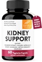 Sandhu's Kidney Cleanse Detox & Tamir Support Supplement for Men and Women | with Cranberry Extract | Helps Support Kidney & Urinary Tract Health | 60 Vegetarian Capsules (Pazar 1)