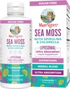MaryRuth Organics Sea Moss, Spirulina ve Chlorella Liposomal | Chlorophyll | Dandelion Root | Superfood | Ultra Abxia | Vegan | Non-GMO | Gluten Free | 7.6 fl oz | 15 Servisler