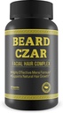 Ayıd Czar-Facial Saç Kompleksi - Yüksek Etkili Erkekler Formula-Fizik Doğal Saç Büyümesini Geliştirmek - Improve Beard Quality and Nourishment-60 Capsules