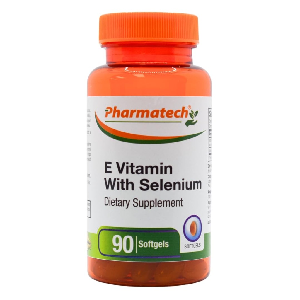 Dl-Tocopheryl A ve d-Alpha-Tocopherol Plus Selenium, Antioksit Supplement, Immune Support, Supports Health Skin, Gluten-Free, Non-GMO, 90 softgels ABD'de yapıldı