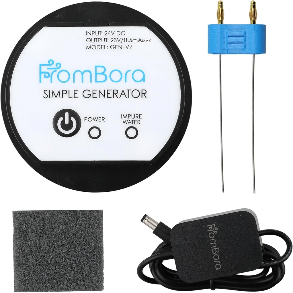 Colloidal Silver Jeneratör Kit -% 99.99 (Ag) Rods, TDS Metre Colloidal Silver Machine, Impure Water Gösterge, Water Ionizer Machine for Home, Travel Bag, Basic Basic Machine, Basic