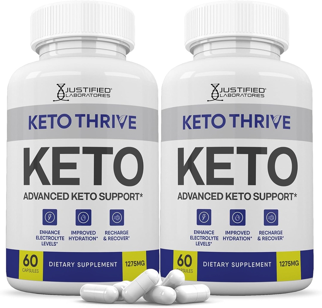 (2 Pack) Keto Thrive Keto ACV Pills 1275MG Keto Support Mix Capsule Alternative to Zhong ACV Gummies Formulated with Apple Cider Vinegar Ekstra Virgin Zeytinya Toz Yeşil Çay Broşür 120 Capsules