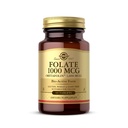 Solgar Folate 1000 mcg, 60 δισκία - 1000 mcg Βιο- δραστικό μεταφολίνη - Vegan, χωρίς γλουτένη, χωρίς γαλακτοκομικά, Kosher - 60 σερβιέτες