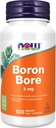 Şimdi Gıdalar Tamamlar, Boron 3 mg (Bororgan Glycine), Yapısal Destek*, 100 Veg Capsules
