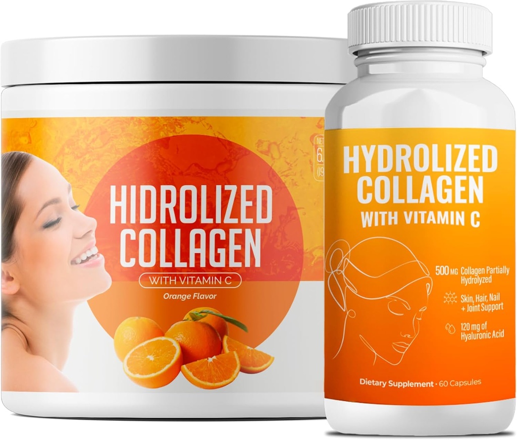 Hydrolyzed Collagen Toz Supplement | Saçları, Nail, Skin, Bone, Ortak Sağlık, Gut Health | Hydrolyzed Grassagen Peptides |Collagen for Women | 200gr (Bundle 2)