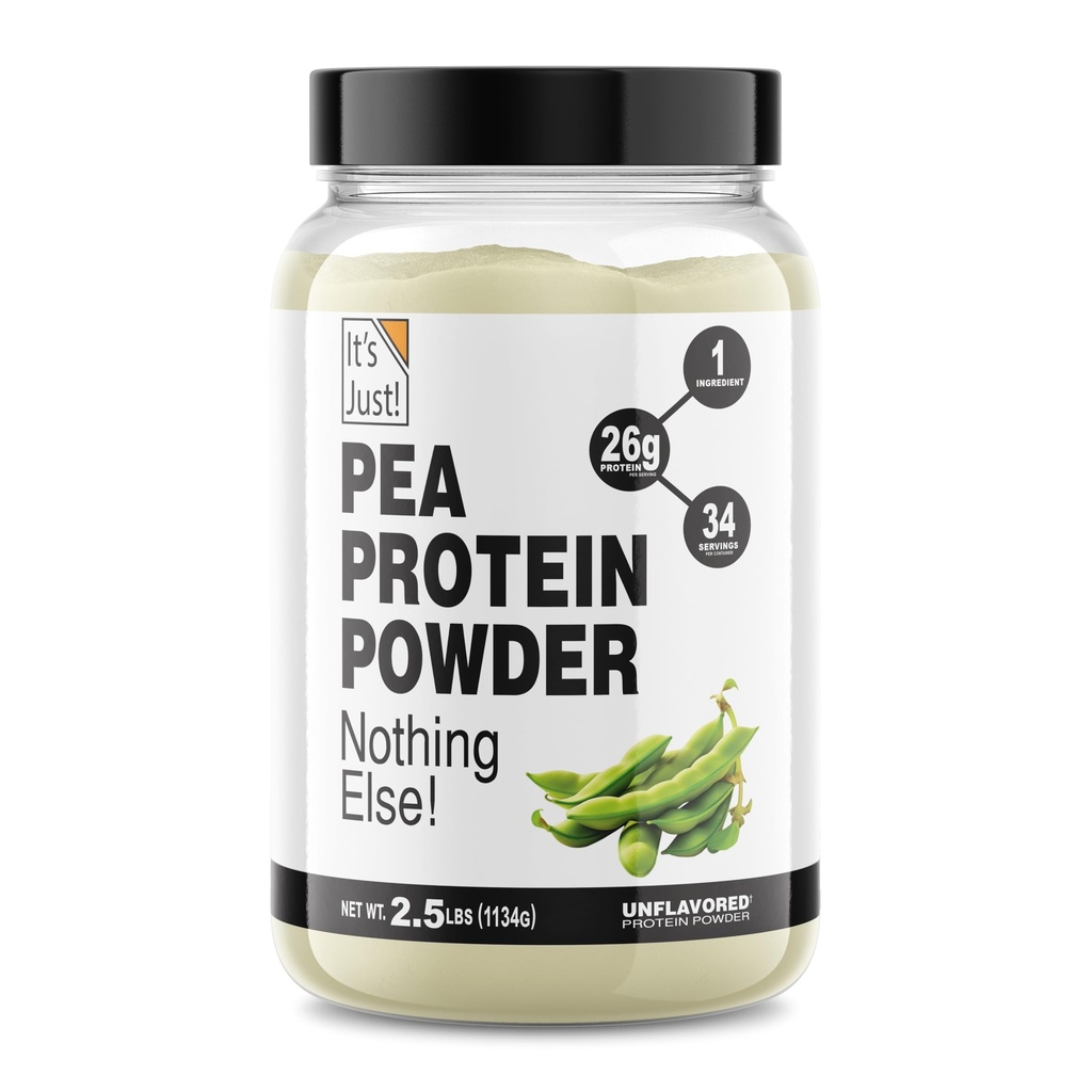 Sadece! -% 100 Pea protein, Vegan Plant based, Grown in Canada, Premium Quality, Smooth Texture, Gluten Free, Keto Friendly (2.5 Pound, Unflavored)