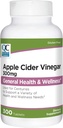 Quality Choice Apple Cider Vinegar 300 mg - General Health and Wellness - 300 Kont Şişes of Tablets