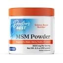 Doktorlar En İyi MSM Toz, Saçları Destekler, Skin, Nails & Ortaklar, Non-GMO, Gluten Free, Soy Free, Vegan Net Wt. 8.8 oz (250 Grams)