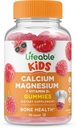 Lifeable Kidsuba Magnezyum ve D Gummies | Great Tasting Kidsdis Gummies | for Tooth and Bone Health | Bone Strength Supplements for Kids | 90 Gummies