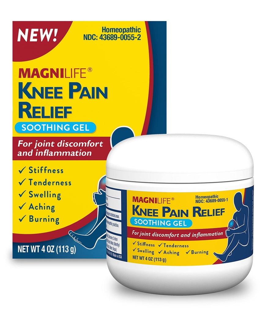 MagniLife Diz Ağrısı Soothing Gel, Sore Muscles, Joint Discomfort, Injuries - All-Natural Arnica - 4oz.