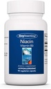 Allergy Research Group Niacin Supplement - Vitamin B3 for Men & Women, Niacin with Flush, Nicotinic Acid, NAD, 250mg Vegetarian Capsules - 90 Count