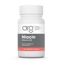 Allergy Research Group Niacin Supplement - Vitamin B3 for Men & Women, Niacin with Flush, Nicotinic Acid, NAD, 250mg Vegetarian Capsules - 90 Count