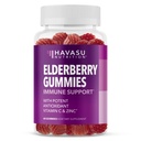 Sambucus Elderberry Gummies for Yetişkinler - Immune Support Supplement with Vitamin C and Bora - Daily Defense için geliştirilmiş Formula - 60, 1 Ay Supply, Berry Flavor -