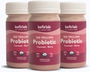 KefirLab Probiyotiks 100T CFU - 36 Strains - Vegan & Organik - Destek Digestion, Immune System, Brain Health, Mood & Stress. Berry (16-Pack)