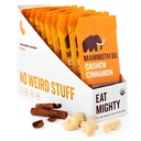 Cashew Cinnamon Bar- Organik, Paleo, Gluten Free ve Raw by Mammoth Bar, 10-12g protein, 1.8 Oz. Bar (10 Bars) ...