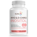 Myo-Inositol & D-Chiro Inositol Supplement for Women - Ideal 40:1 Karşılaştırmalı Hormon Denge & Ferttitude & Ovarian Health - Vegan Toz Capsules - 120 Capsules 30-Day Supply