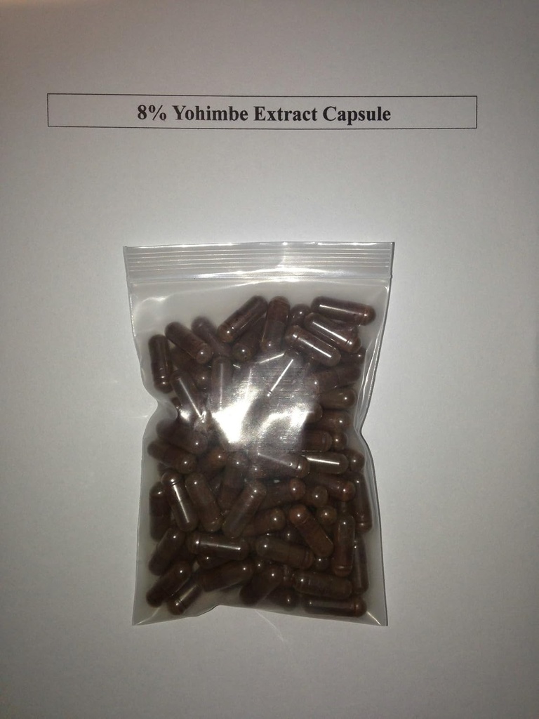 % 8 yohimbine Yohimbe Bark Extract 400 mg x 1000 Capsules /aphrodine