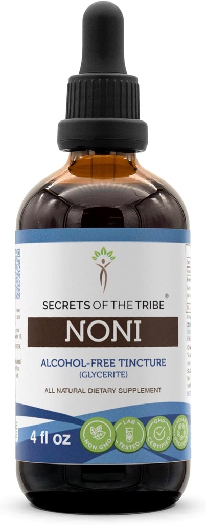 Tribe Noni Alkol Özgür Sıvı Türleme, Noni (Morinda citrifolia) kuru meyve (4 FL OZ)