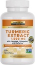 Nature's Lab Turmeric Curcumin C3 Kompleksi 1000 mg - Turmeric Extract 1000 mg & BioPerine 5mg Standartized to% 95, Supports Cardiovascular, Immune, Ortak, Skin Health - 120 Capsules (60 Day Supply)