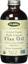 Flora Health Certified Organic High Lignan Flax Seed Oil, Cold Pressed, Unrefined & Gluten Free with Essential Faty Acids, Unmodified Flaxseed Oil, 17 fl. oz. Γυάλινη φιάλη