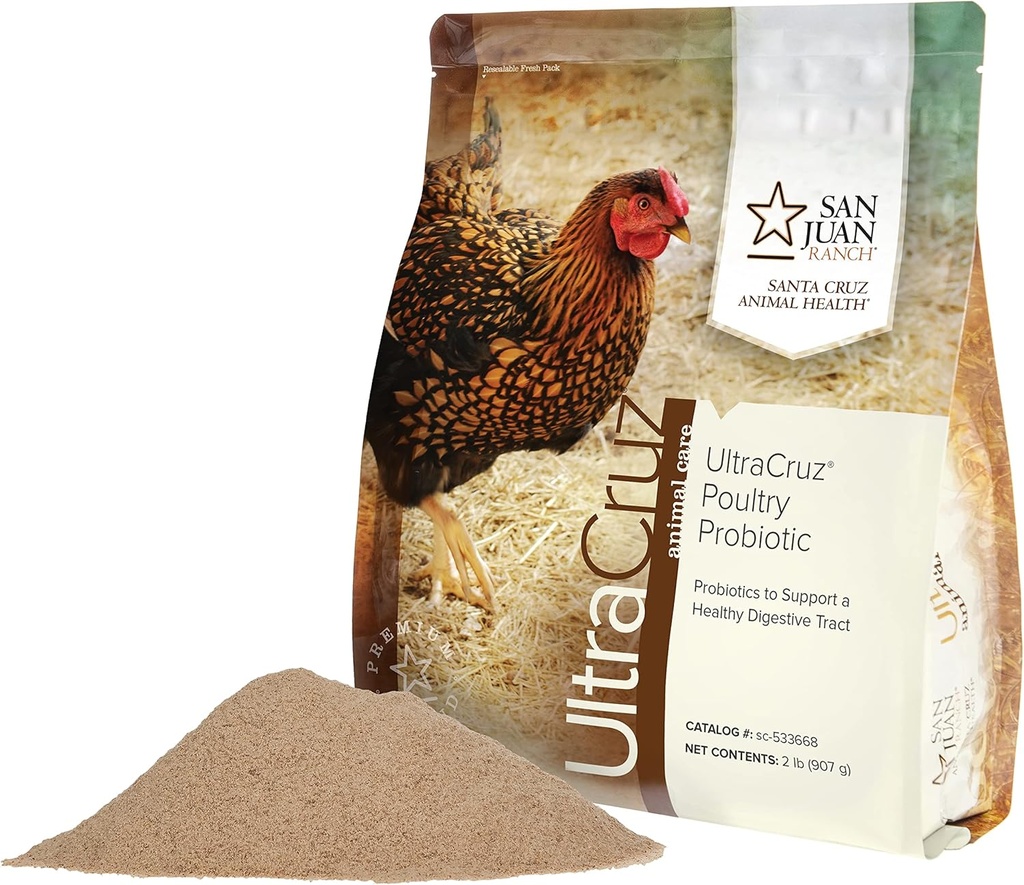 UltraCruz Poultry Probiyotik; 2 lb, Brown